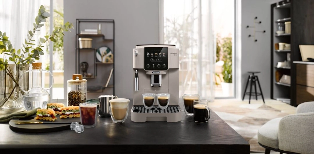 Кофемашина Delonghi Magnifica Start ECAM220.50.BG 1450Вт бежевый/серебристый