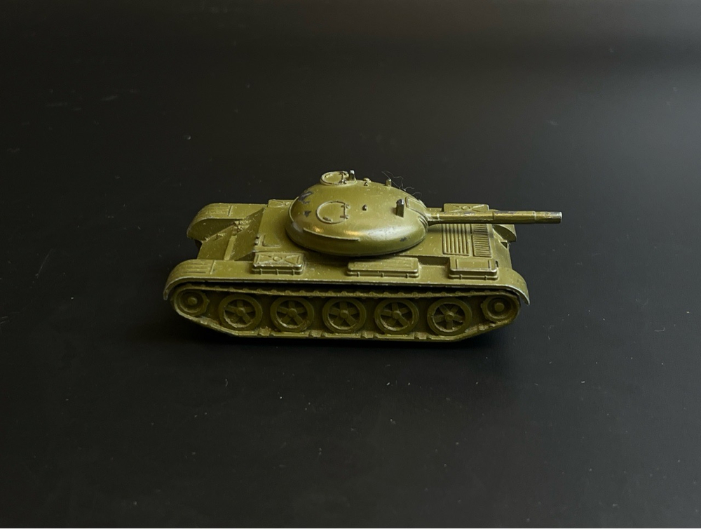 Масштабная модель "Танк Т54" из серии "Военная техника", металл, Запорожский трансформаторный завод, СССР, 1970 -1990 гг.