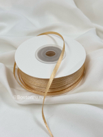 Лента атласная бежевая 3 мм