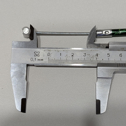 - - Трос сцепления 1000мм (с пружиной) зеленый