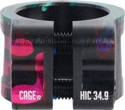 Зажим для трюкового самоката Oath Cage v2 HIC (зеленый / розовый / черный)