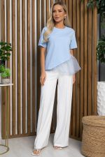 Блуза Нежный взгляд (голубая) Б15391-7М LT Collection