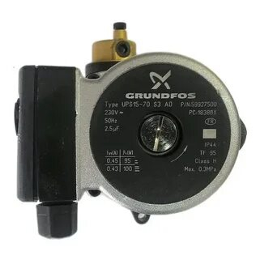 Насос увеличенной мощности Grundfos UPS 15/70 AO для котлов Baxi 71408521