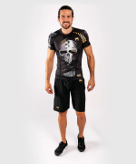 Рашгард Venum Skull Rashguard Short Sleeves Black/Grey