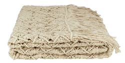 Плед вязаный 150х180 Now'S Home Macrame
