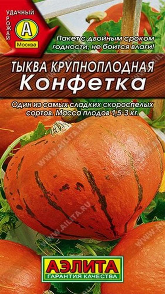 Тыква "ЖМ. Koнфeткa" 2г., Россия.