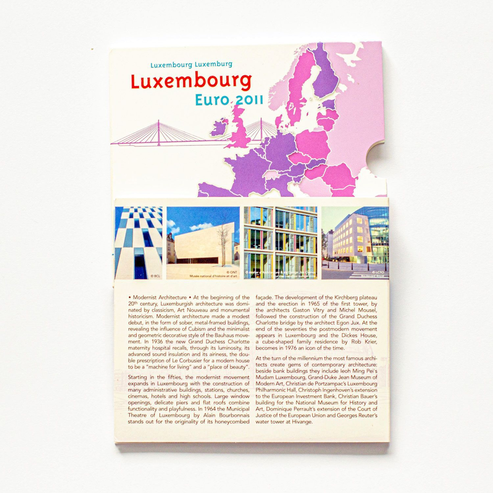 Luxembourg 2011 Year Set + 2 Euro "50th Anniversary of the Appointment of Grand Duke Jean"