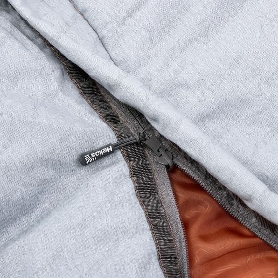 Спальный мешок TORO Wide 300R (220Х90, правый, стратекс, оранжевый) (T-HS-SB-TW-300R) Helios