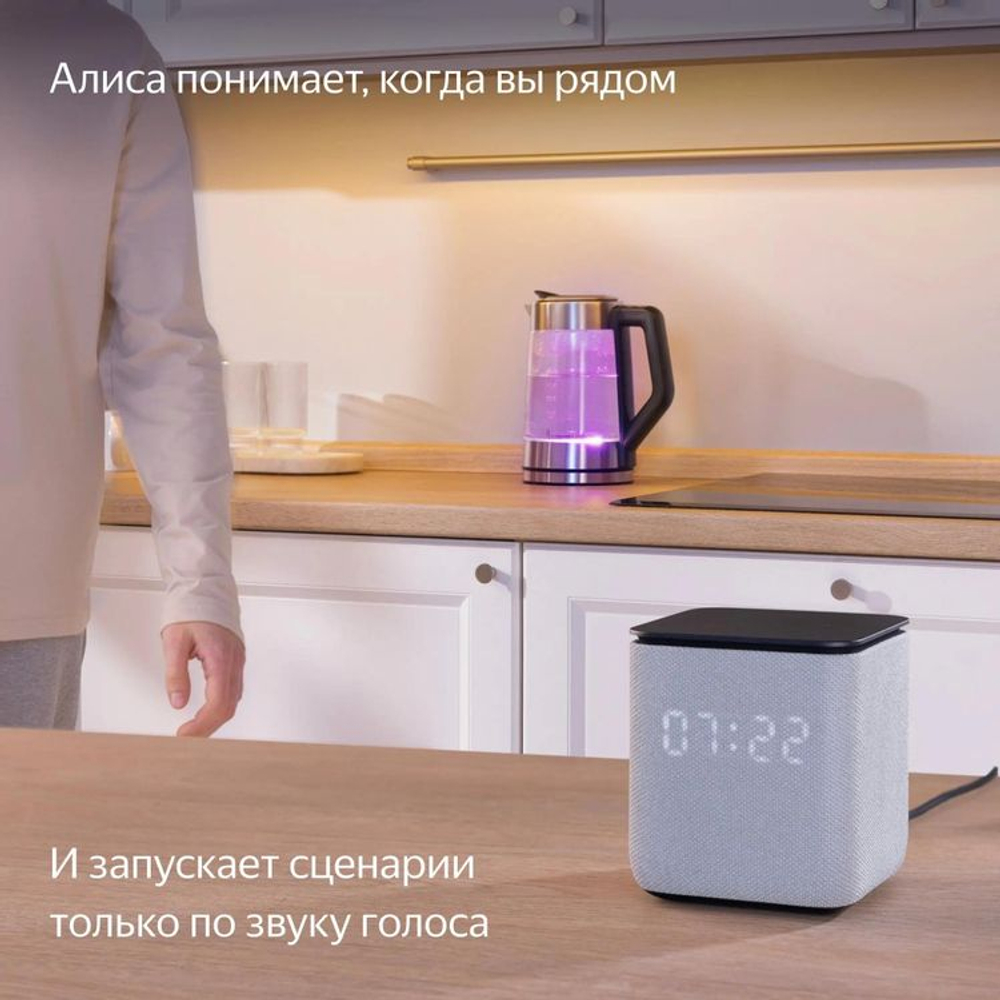 Умная колонка ЯНДЕКС Станция Миди 24Вт, с Алисой, малиновый [yndx-00054pnk]