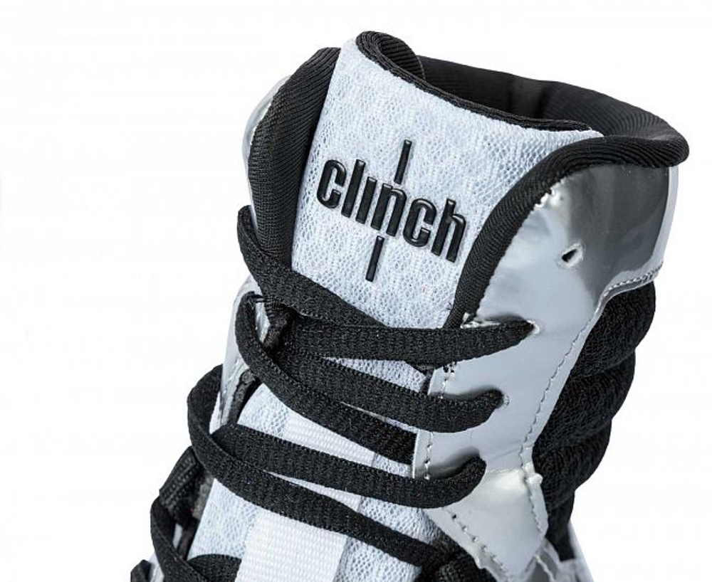 C416 Боксерки Clinch Olimp Limited Edition черно-серебристо-сине-красные