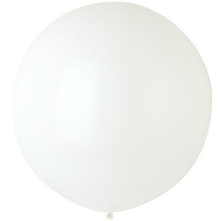 Воздушные шары сердца Эвертс, пастель белый, 1 шт. размер 24" #1102-1700