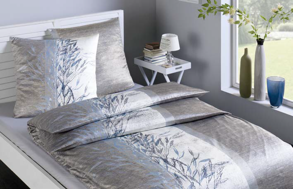 Постельное белье 1.5 спальное Estella Eirin серое