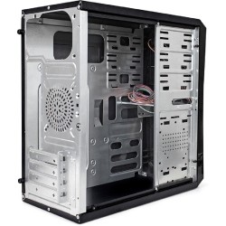 Корпус для компьютера Exegate EX284027RUS Корпус Minitower BA-202 Black, mATX, &lt;без БП&gt;, 2*USB, Audio