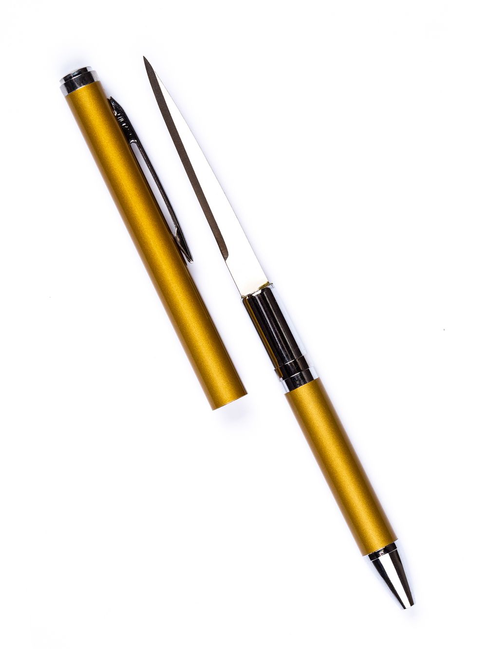 Ручка-нож 003 - Yellow в блистере (City Brother)