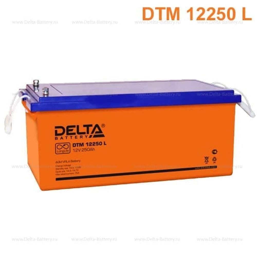 Аккумуляторная батарея Delta DTM 12250 L (12V / 250Ah)