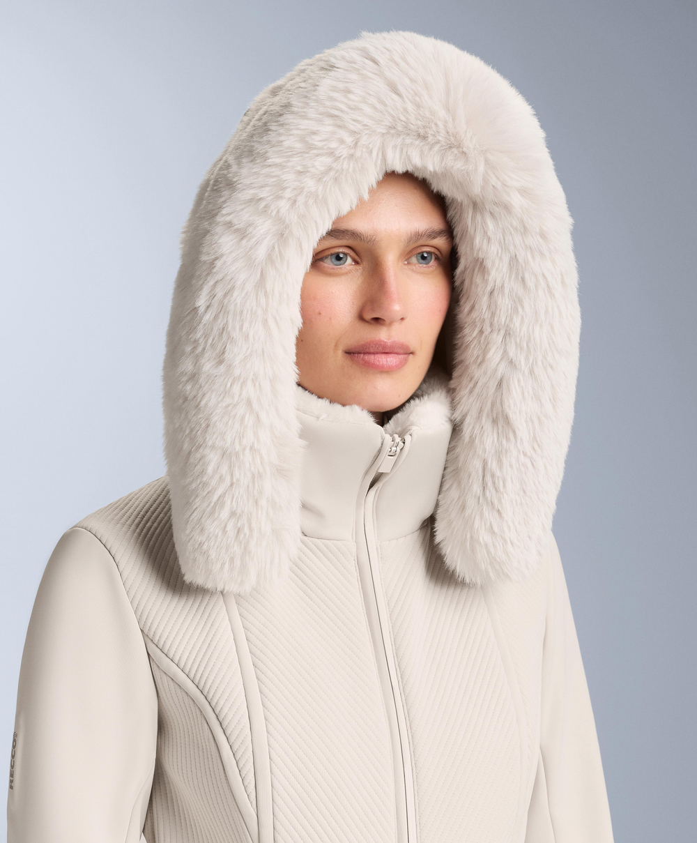 Oysho Водостойкий облегающий эластичный комбинезон SKI, норка