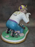 Статуэтка. Фарфор. Гольф клуб. Capodimonte. Италия