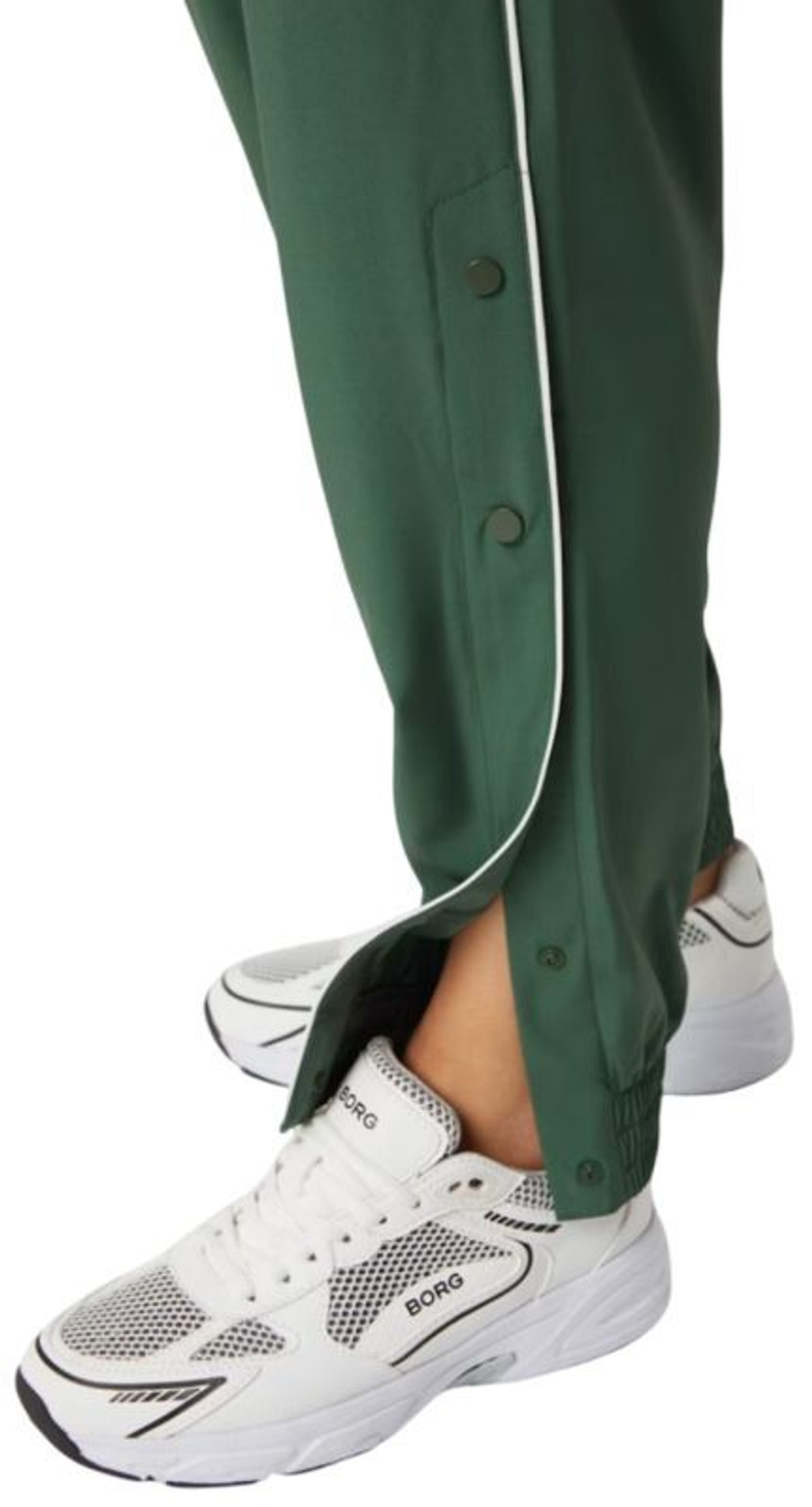 Женские теннисные брюки Björn Borg Ace Woven Track - зеленый