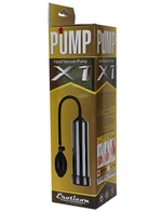 Помпа вакуумная Eroticon PUMP X1 с грушей (Цвет: черный)