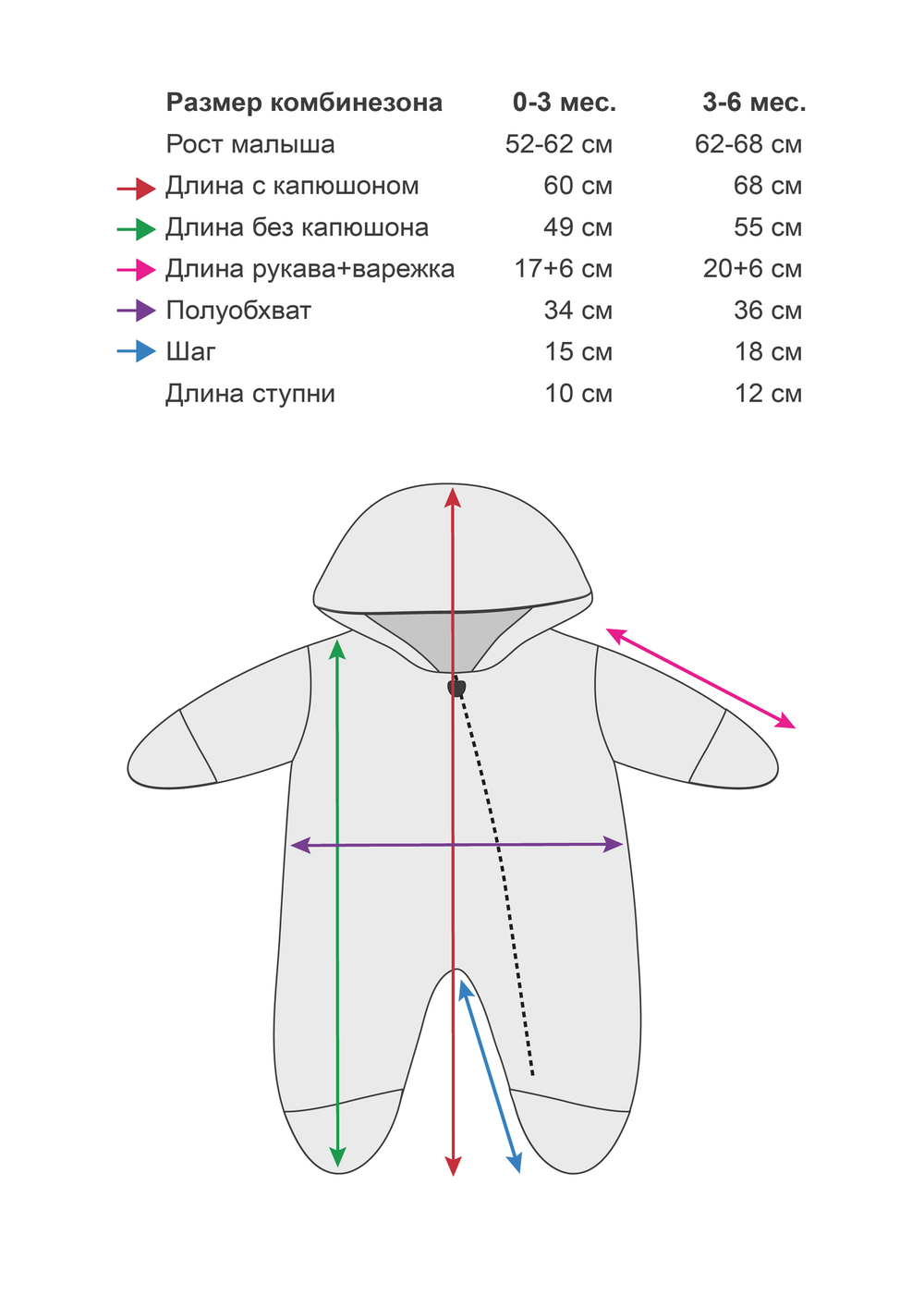 Комбинезон с ушками "Teddy Bear" (Молочный/0-3 мес. )