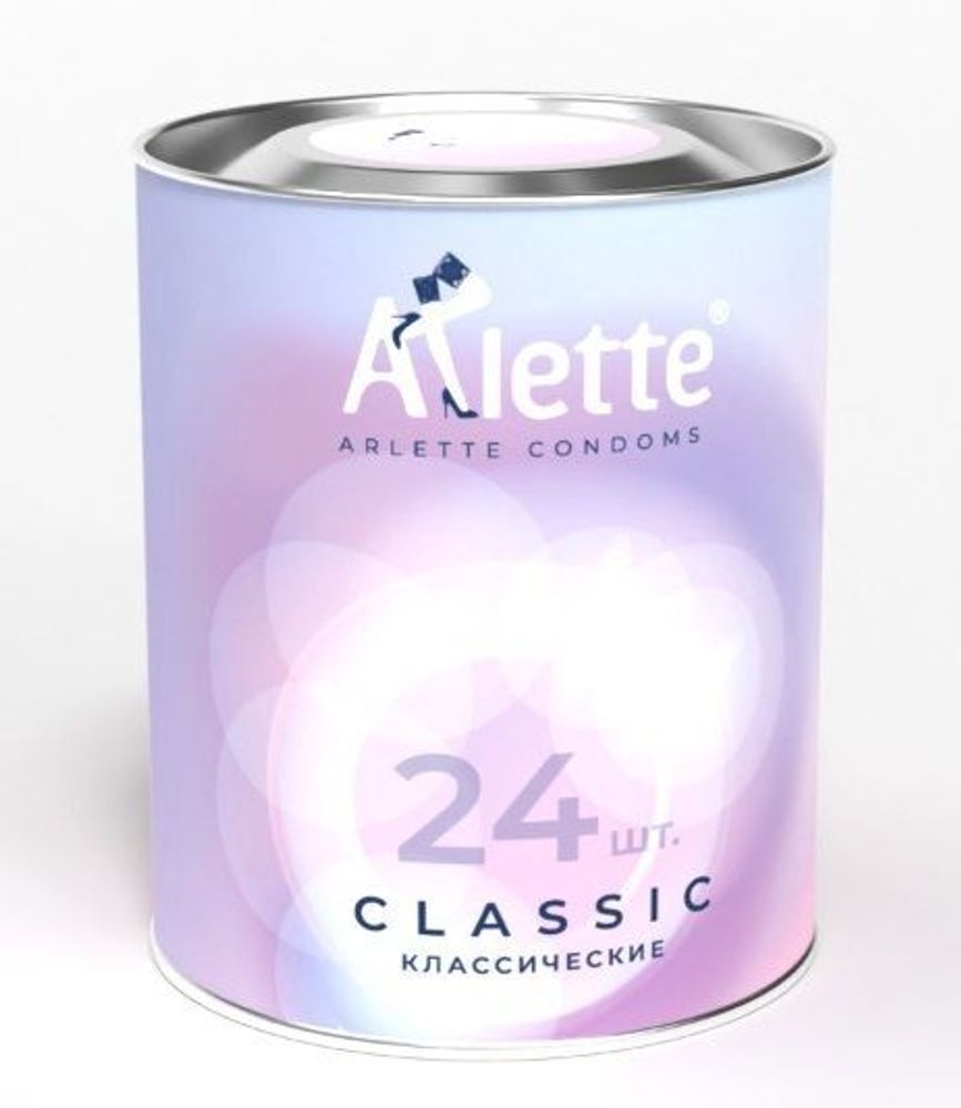 Arlette Classic – классические презервативы с ароматом тутти-фрутти, 24 шт