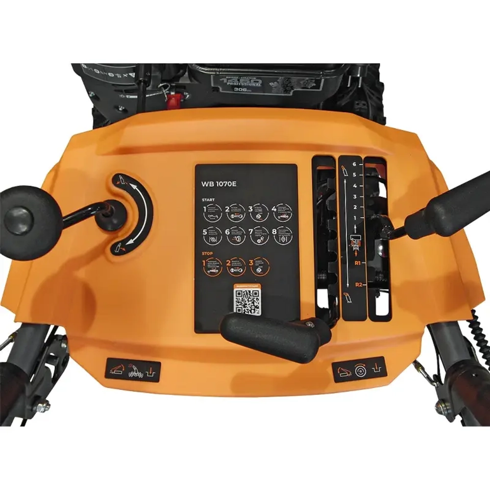 VILLARTEC WB1070E снегоуборщик бензиновый 11 л.с. ковш 70 см, выброс 15 м, 6 вперед/2 назад