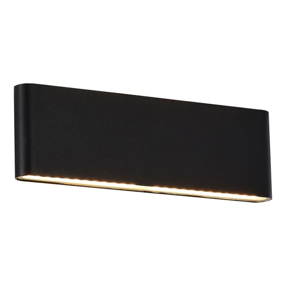 SL9531.411.01 Светильник ул настенный ST-Luce черный/белый LED 1*10/15/20W 2700/3000/3500/4000/5000K BRISS