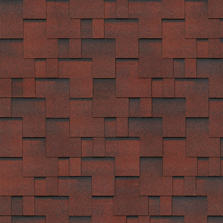 Черепица битумная гибкая Tegola BUSINESS LAZIO Amarone 410