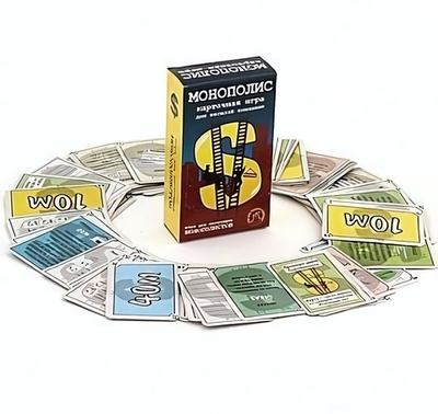 Карточная игра 8*11,4 "Монополис" /110 к./
