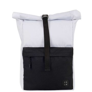 Рюкзак Zain Rolltop 246. Белый/Черный