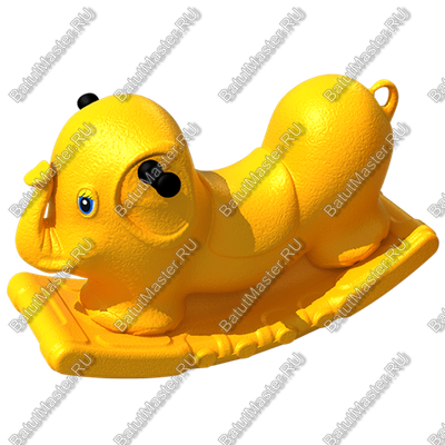 Качалка детская для помещений, детских садов "Слоник"