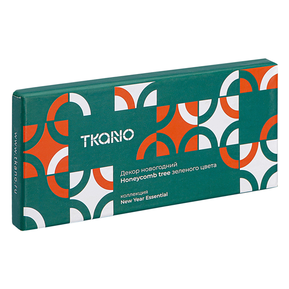 Декор новогодний Tkano New Year Essential Honeycomb tree зеленый