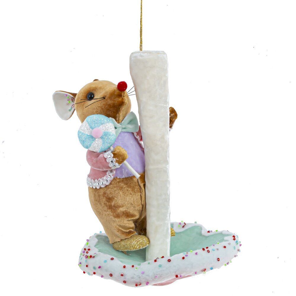 GAEM Изделие декоративное подвесное "Мышка и гриб", L15 W17 H22 см