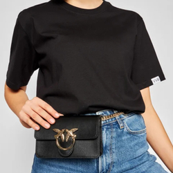 Сумка Pinko Bag Waist Bag Messenger Shoulder Bag Mini Black Gold,  1P21SC-Y6JC-Z99