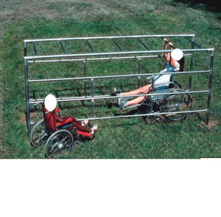 Рукоход для занятий в инвалидном кресле