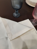 Скатерть белая однотонная