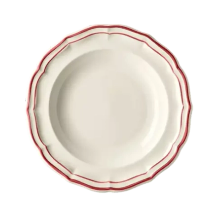 Тарелка суповая Filet Rouge (22.5 см)