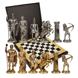 Manopoulos Шахматы подарочные Античные войны