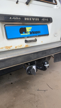 Фаркоп для Lada 4x4, 2121, 21213, 21214, 2131, 2329 1977- Тип шара: H (несъемный сварной). Нагрузки: 1200/80 кг, VAZ-21