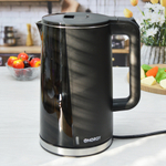 Чайник электрический 1,7л ENERGY E-208, двойной корпус, черный