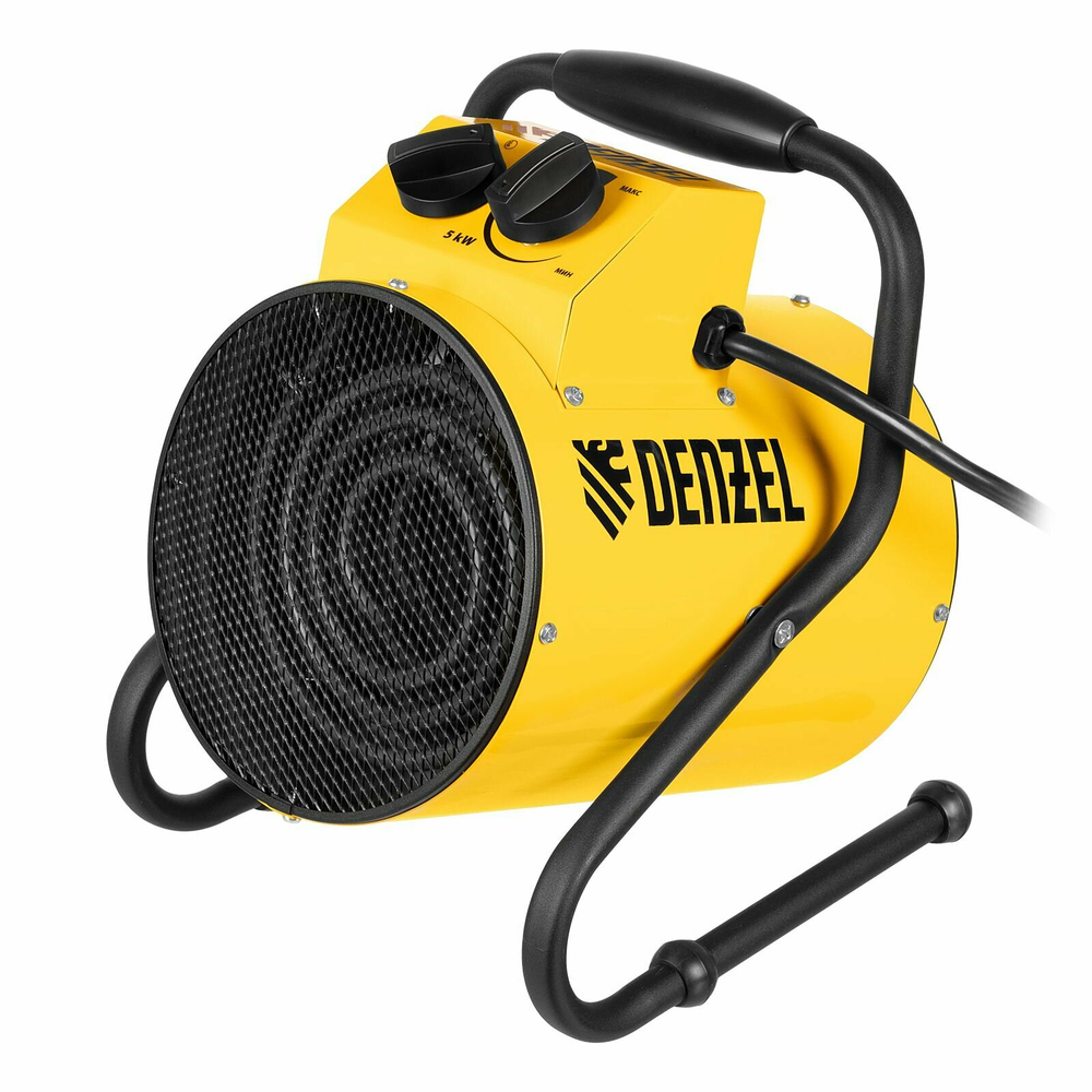 Тепловая пушка SFH-5000, 230 В, 260 м3/ч, вентилятор 3 режима, 3000/4500 Вт Denzel 96438