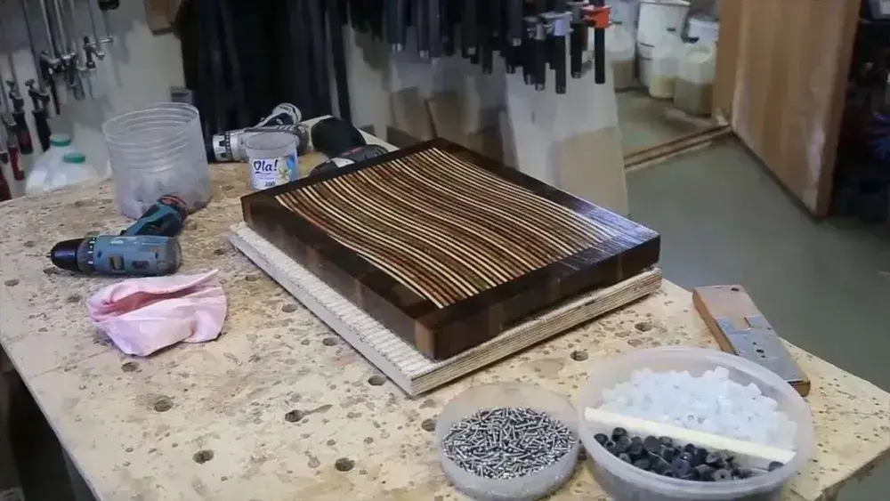 Масло минеральное для разделочных досок 250 мл, абразивный элемент в подарок