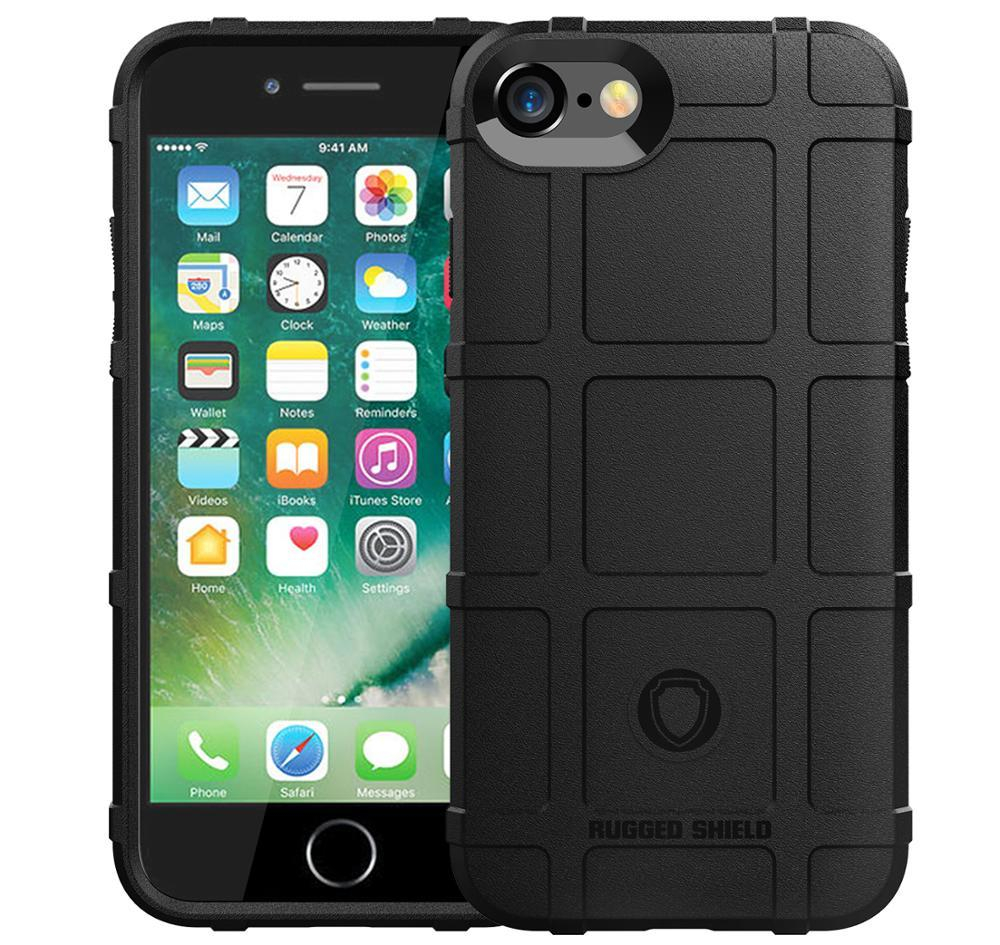 Чехол для iPhone 7 (iPhone 8) цвет Black (черный), серия Armor от Caseport