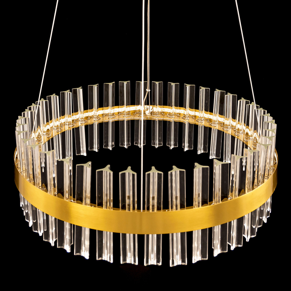 Citilux Рианна CL337053 LED Люстра хрустальная с пультом Бронза