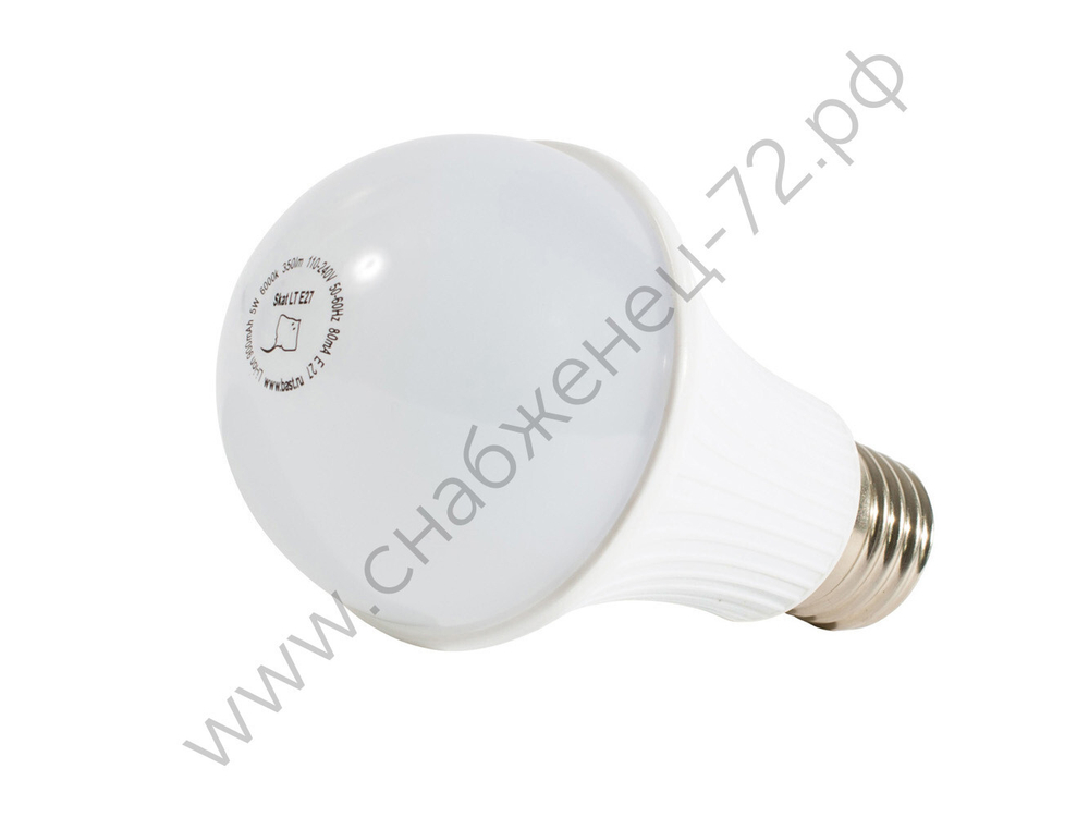 SKAT LED-220 E27 лампа аварийного освещения АКБ Li-ion 5 W, 6000 k, 350 лм, 3ч