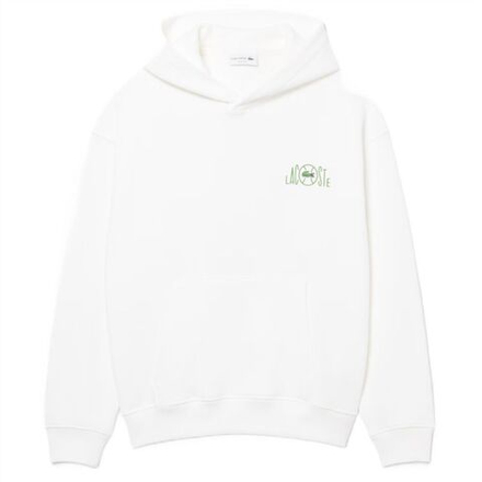 Куртка теннисная Lacoste Multi Print Fleece - white