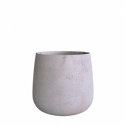 Кашпо CONE CONCRETE WHITE D38 H41