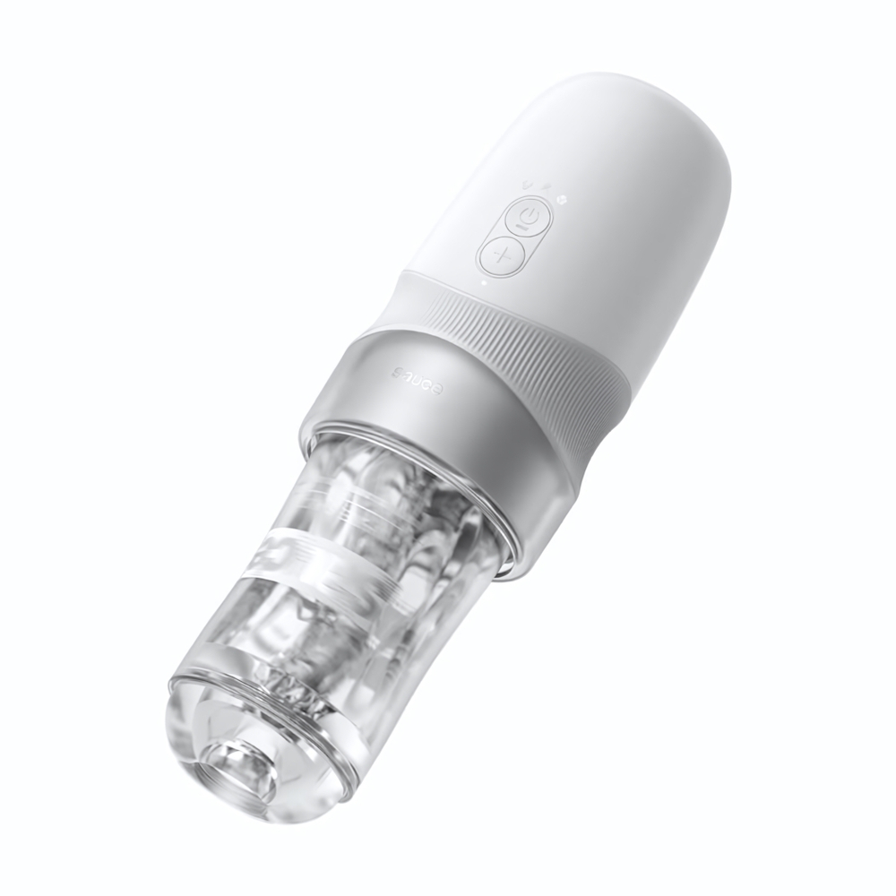 Автоматический мастурбатор Extra Sauce белый 27,5 см