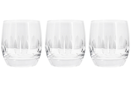 Набор из 6-ти хрустальных стаканов для виски Point LR-087, 365 мл, прозрачный