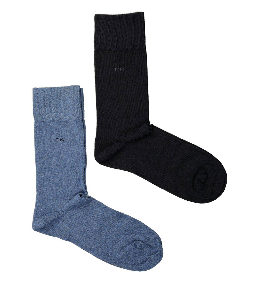 носки 2 пары Calvin Klein - голубой(701218631)